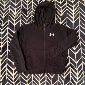 Black and white under armour  sweater